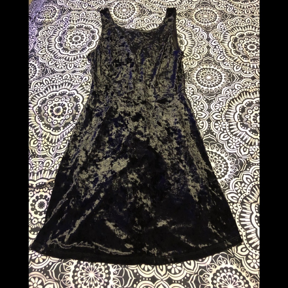 H & M Divided brand dress crushed velvet